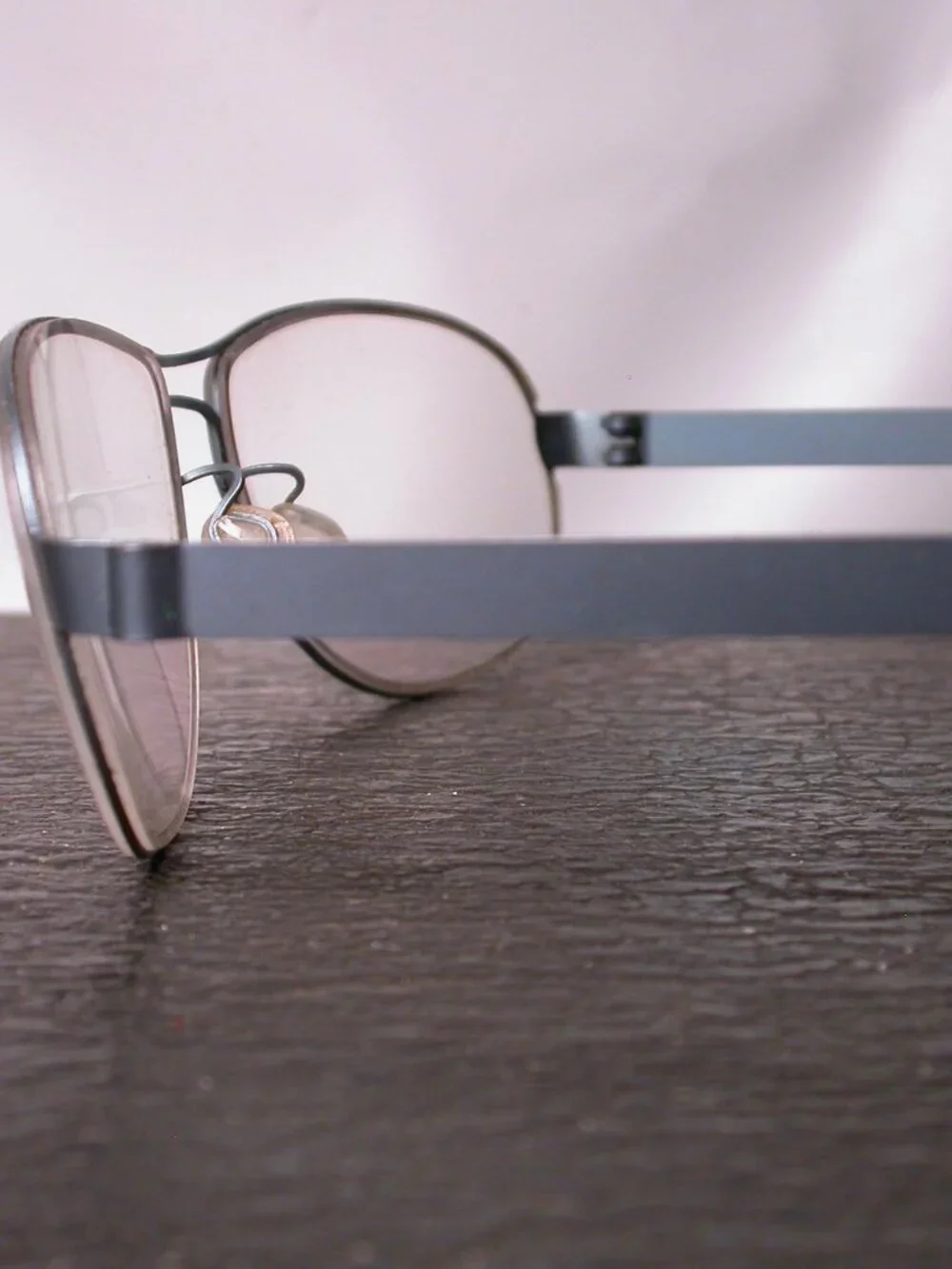 Lindberg Light Blue Strip Titanium Modern Eyeglasses Frames Made in Denmark